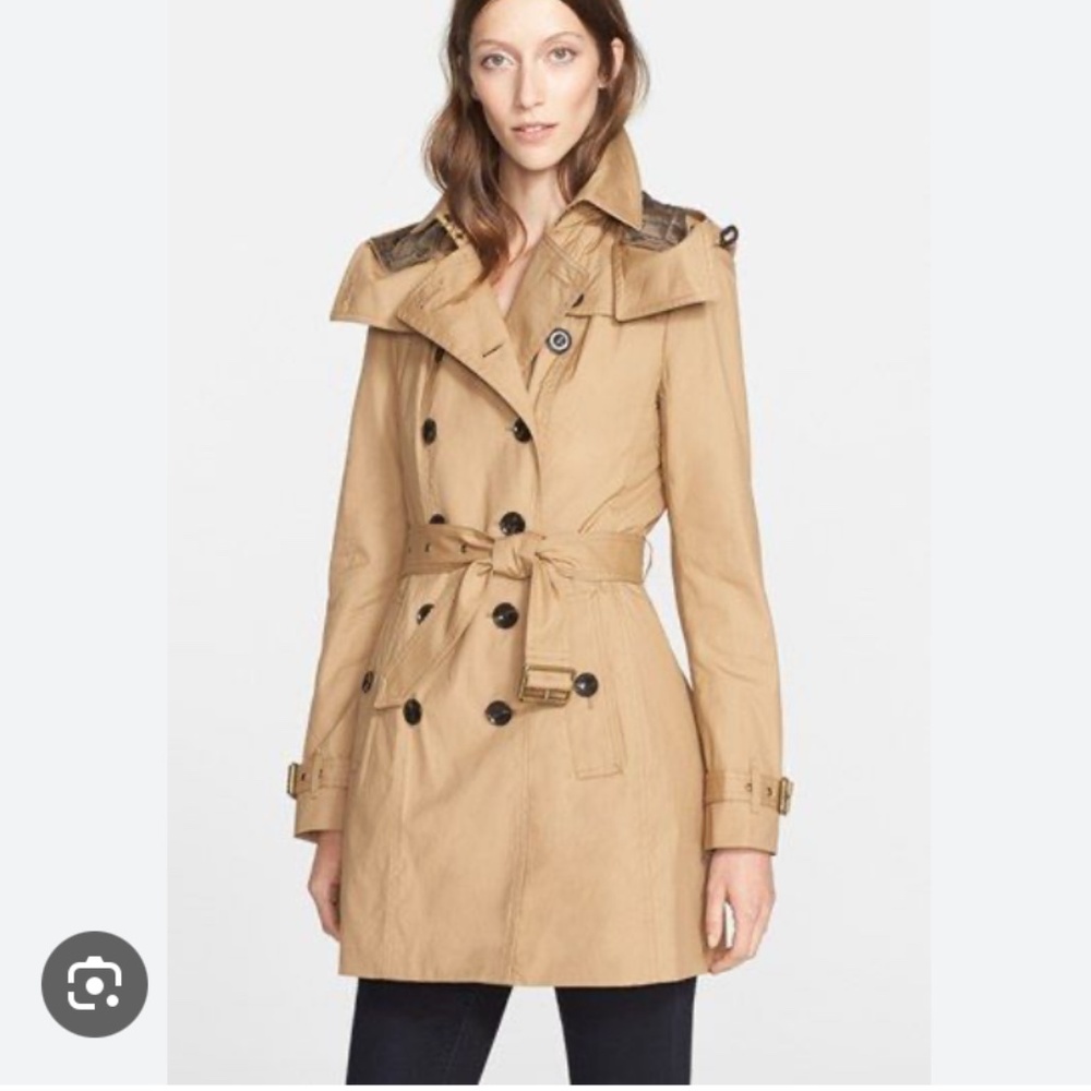 Burberry 'Reymoore' Trench Coat with Detachable Hood & Liner